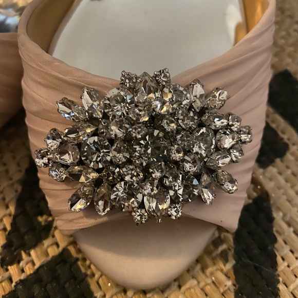 Badgley Mischka Nakita Embellished Satin Pump - Picture 3 of 4